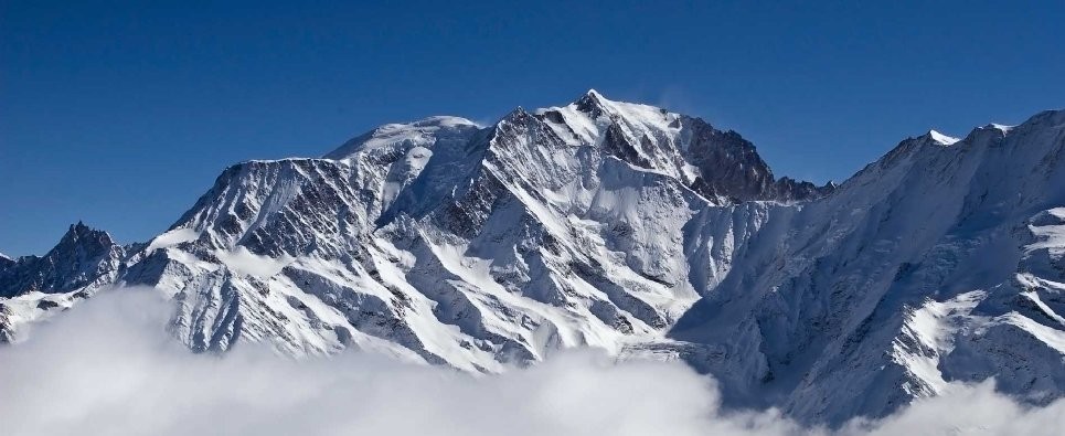 The Mont Blanc top summit of europ